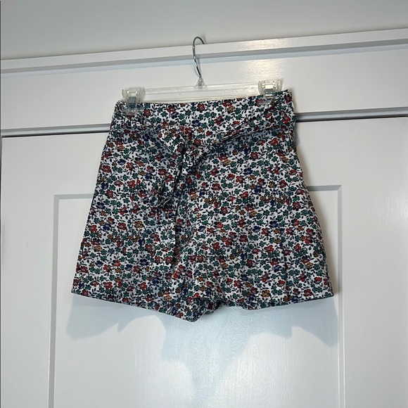 J. Crew High Waist Red and Blue Shorts size 0. - Picture 1 of 7